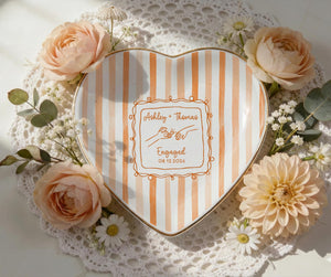 Personalized Engagement Ring Dish, Ceramic Jewelry Tray with Couple Names, Heart Trinket Tray for Wedding Gift 00616e36-5881-440d-820e-13dcc63f979a-6.jpg