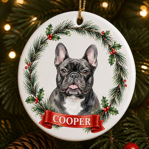 Custom Pet Portrait Christmas Ornament – Watercolor Snowflake Wreath with Name - Personalized Ornament 006c04c4-4db4-4d5b-a641-33e7354d5c38.jpg