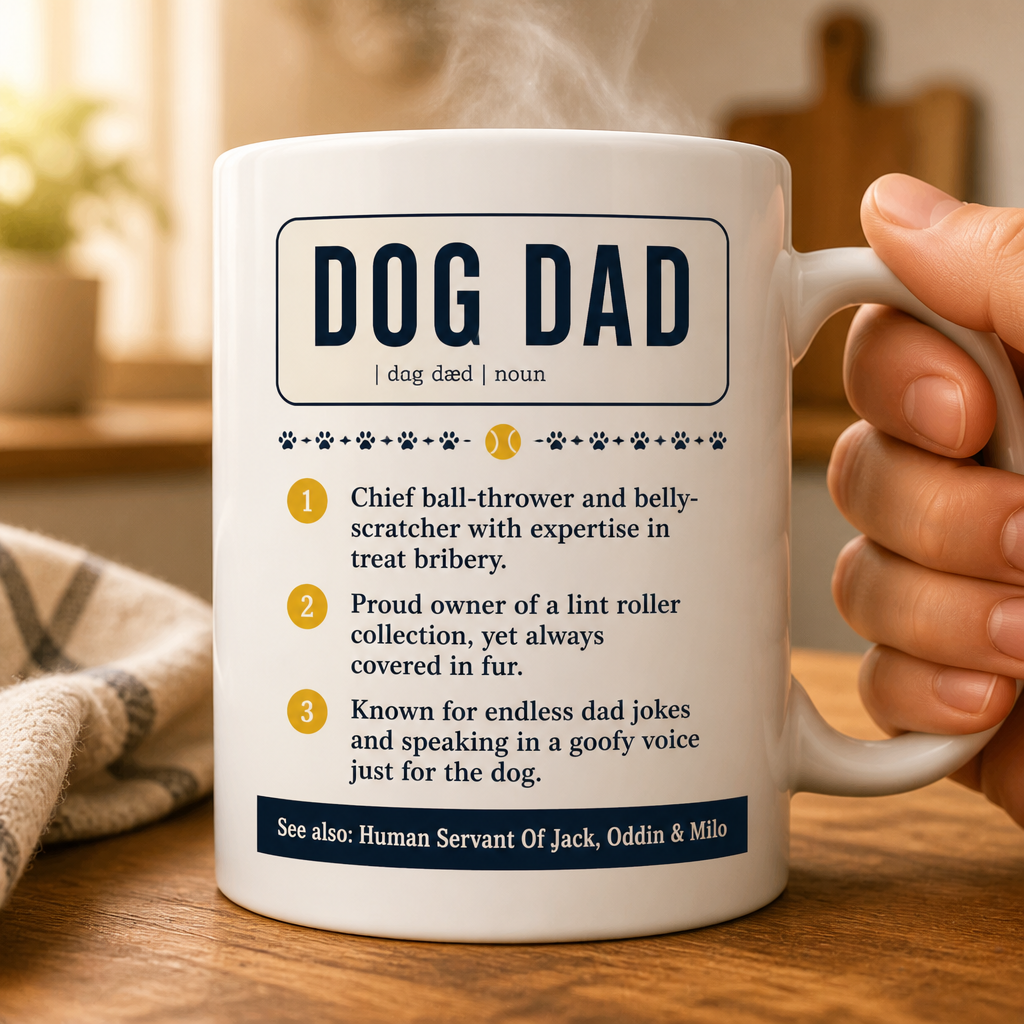 Dog Dad Definition Mug – Personalized Pet Names - Personalized Mug 00704e70-b18b-4127-a85e-a158752f139b.png
