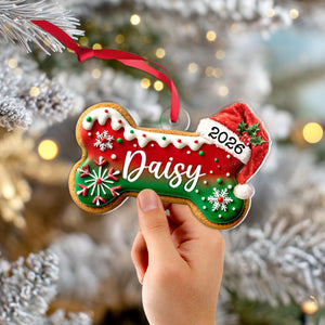 Custom Dog Bone Gingerbread Christmas Ornament, Custom Dog Ornament, Pet Ornament, Dog Lover Gift, New Dog Ornament, Christmas Decor 0087c911-b48b-4d53-b21d-cc36bc958d1e-4.jpg