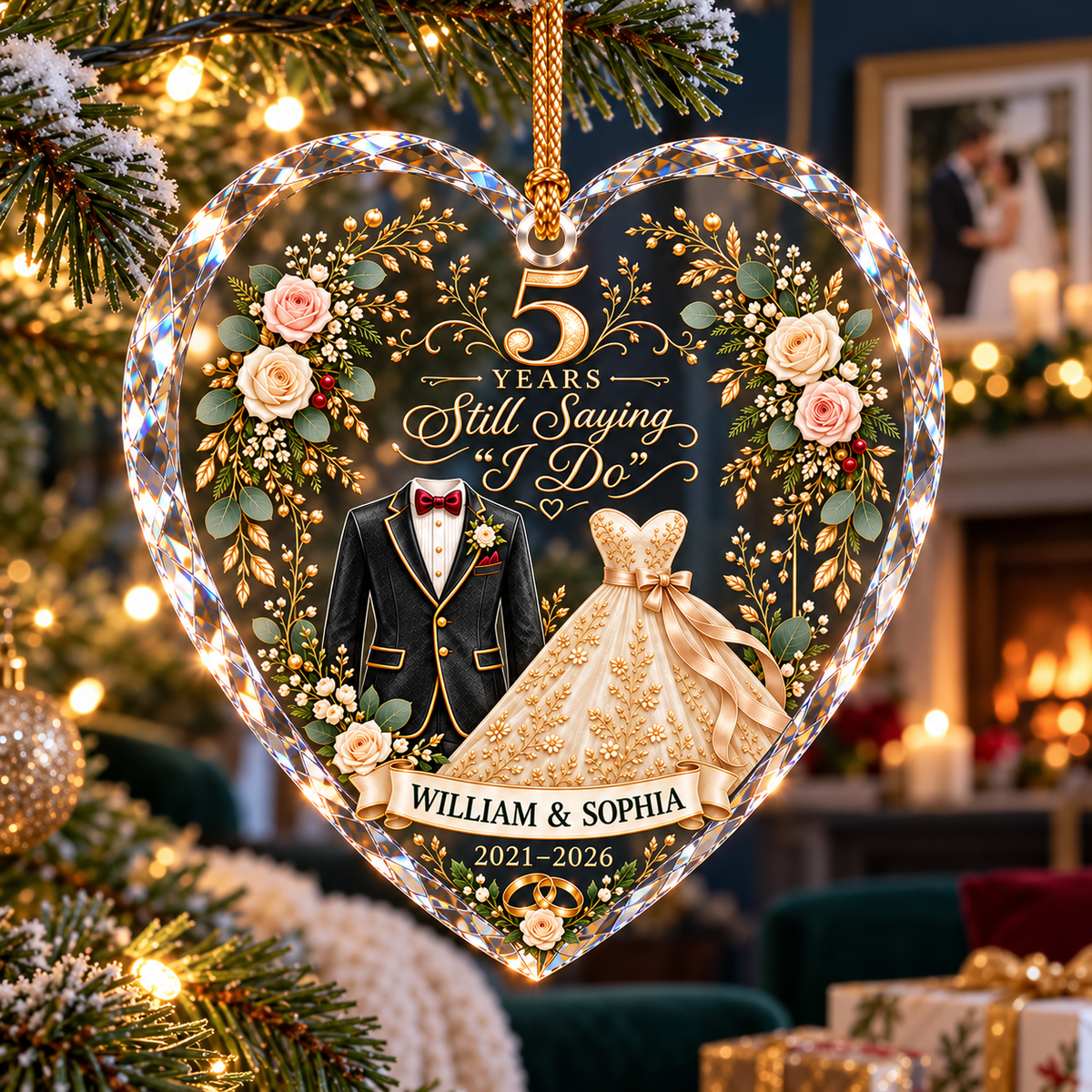 Personalized 5th Wedding Anniversary Heart Ornament – Still Saying I Do, Custom Names and Years, Christmas Keepsake Gift for Couples 008bbd0d-e217-42a8-be28-3333b4f85162-389c0b66-c4b8-4878-a129-cd04e4779633.png