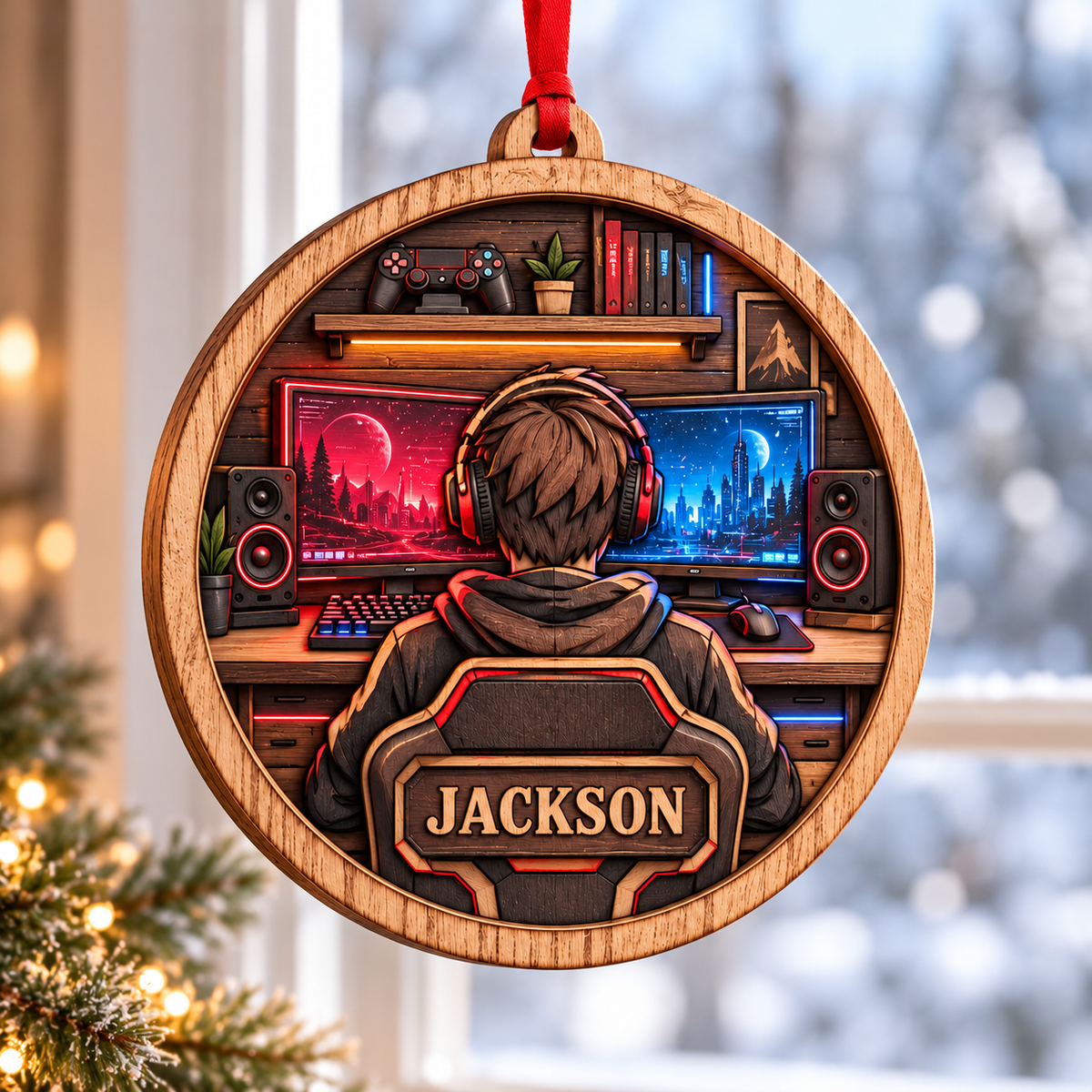 Personalized Gamer Layered Wood Ornament – Custom Gaming Room Christmas Ornament, Boy Gamer Gift, Video Game Setup Wooden Ornament, Christmas Gift for Son 2026 00afcb87-3dc7-4ef7-af49-27634cd43cc1-Jackson-Gamer-Ornament-by-Winter-Window-3.png