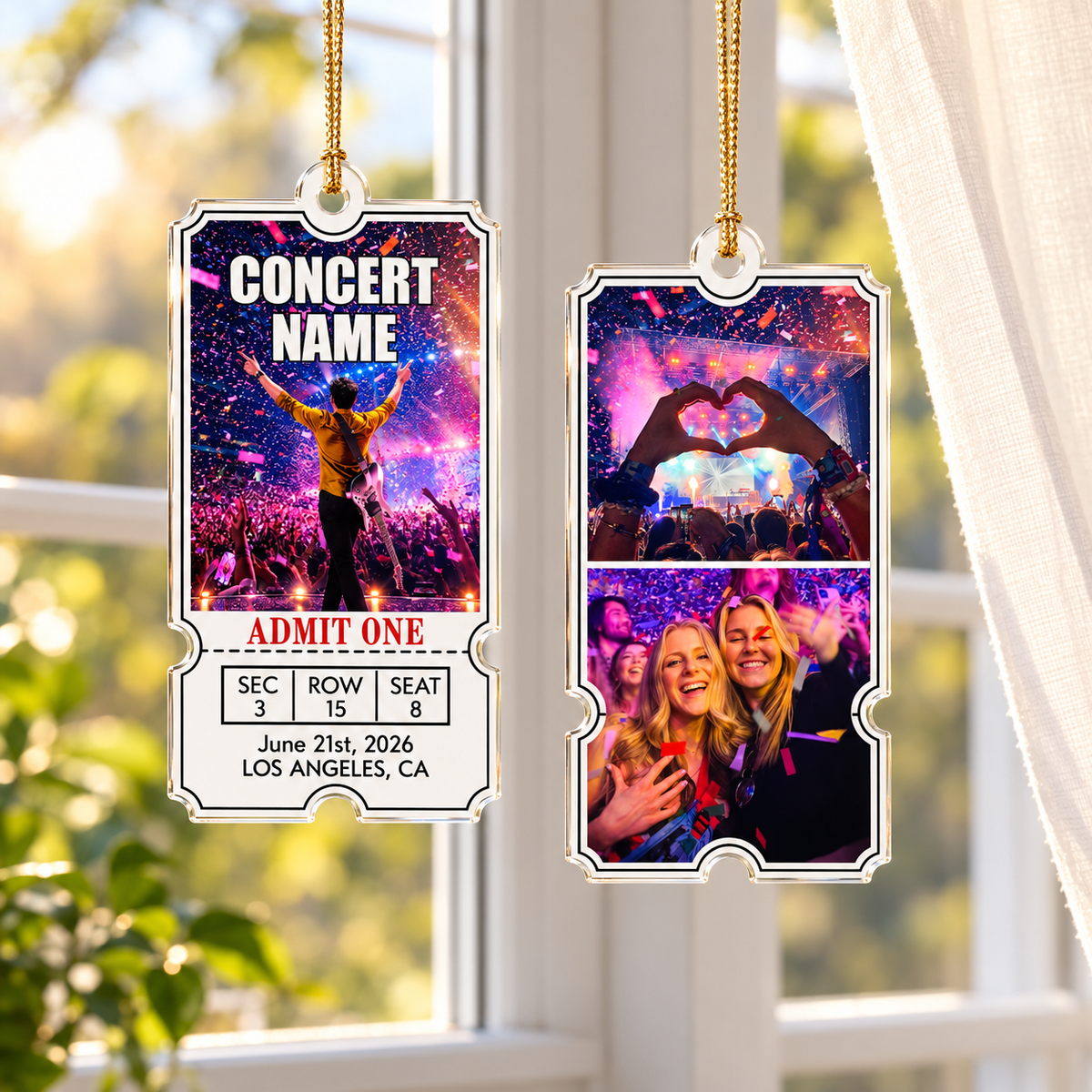 Personalized Concert Ticket Acrylic Ornament: Music Event Keepsake, Music Lover Christmas Gift, Favorite Live Show Ornament 00c76a0c-05d1-4537-a1e0-e83aafa2c64e-banner-1.png