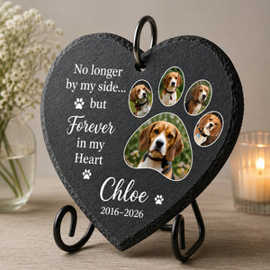 Pet Memorial Slate Heart — "Forever in My Heart" 5-Photo Collage - Personalized Slate Memorial Stone 00c85f22-0f44-42ba-96be-57993633c20e.jpg