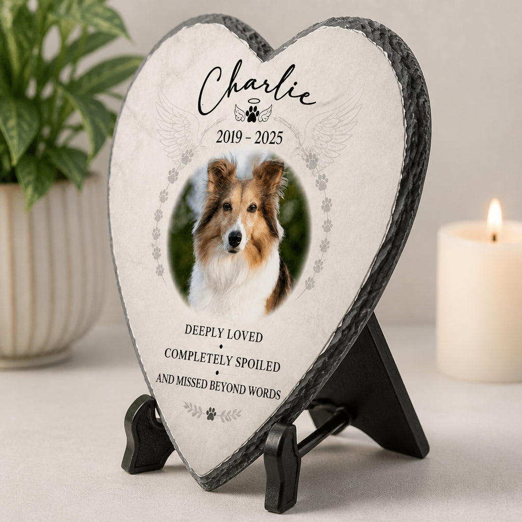 Pet Memorial Slate Heart with Photo – Deeply Loved, Missed Beyond Words - Personalized Slate Memorial Stone 00df2257-33c7-433f-af13-02b408ee3fe7.jpg