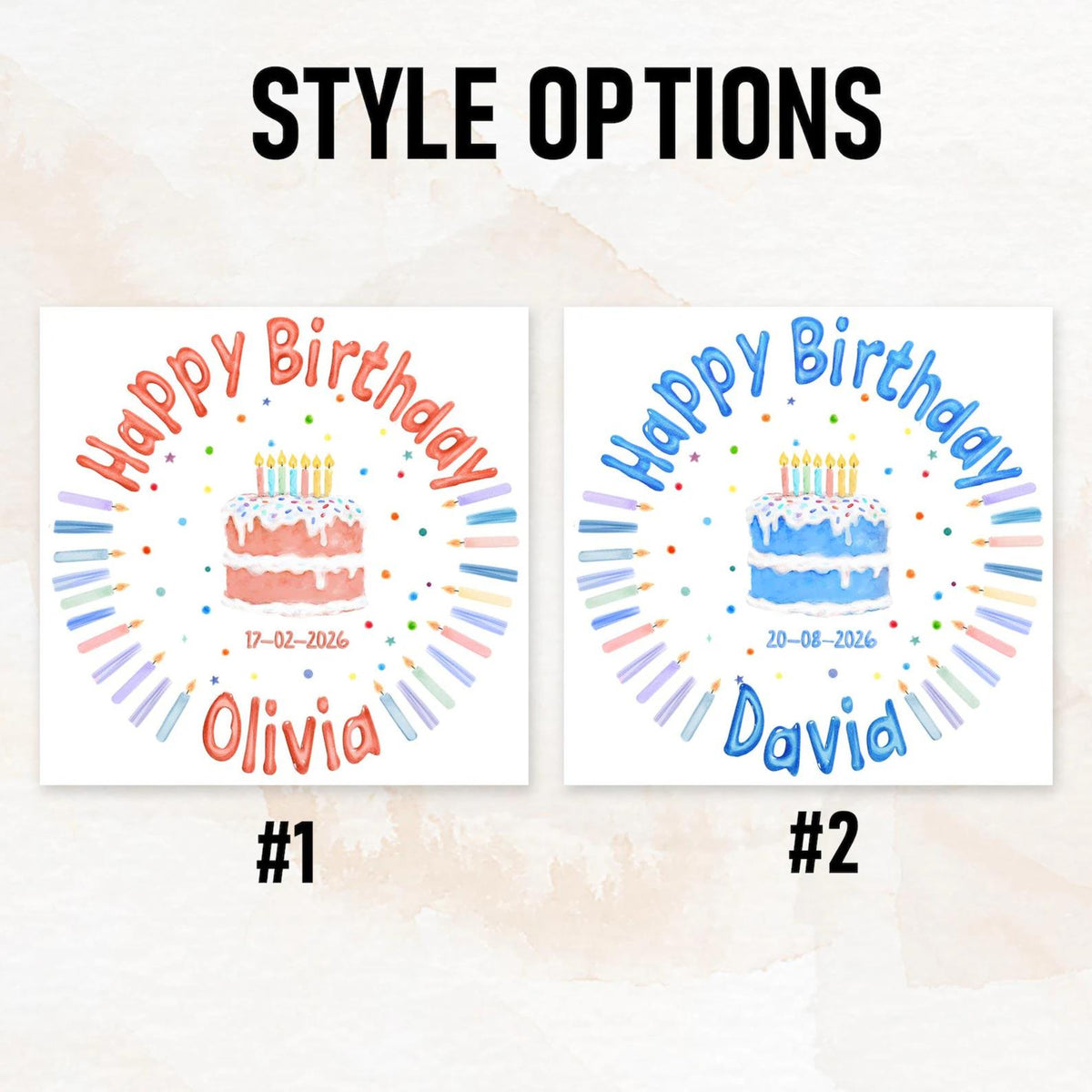 Personalized Birthday Plate Custom Name, Happy Birthday Ceramic Keepsake Gift, Kids Party Decor, Unique Birthday Gift for All Ages 00e87021-345d-4c9b-a0d1-fa76d25a80ad-4.jpg
