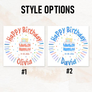 Personalized Birthday Plate Custom Name, Happy Birthday Ceramic Keepsake Gift, Kids Party Decor, Unique Birthday Gift for All Ages 00e87021-345d-4c9b-a0d1-fa76d25a80ad-4.jpg