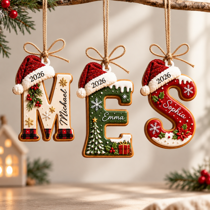 Personalized Initial Christmas Ornament, Custom Name 2D Flat Wooden Letter Ornament, Monogram Holiday Gift, Family Christmas Keepsake 01129e35-df88-4759-ae81-3b2ec106e28b-fff.png