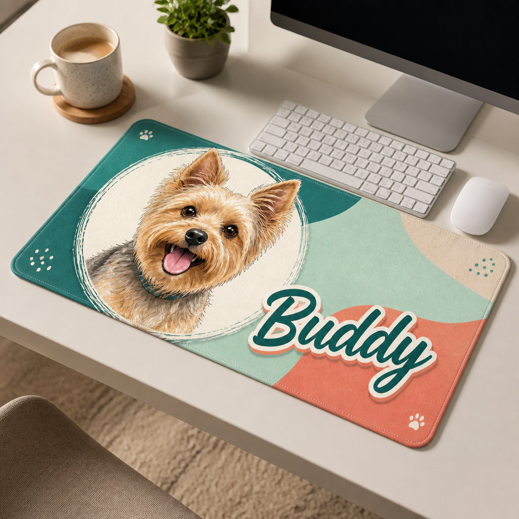 Custom Pet Portrait Desk Mat – Photo to Art + Name - Personalized Leather Deskmat 011626e3-58b6-4031-9bdb-0e7ea12d7597.jpg