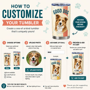 Custom Pet Photo-to-Art Watercolor Tumbler - Personalized Tumbler 0127a53e-0756-4fbe-b54f-6e43aa52287d.jpg
