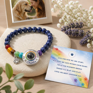 Rainbow Bridge Pet Memorial Beaded Bracelet – Custom Pet Portrait Charm + Keepsake Poem Card - Personalized Projection Bracelet 0140eb00-4fe6-41dc-93e9-a2d38df3036a.jpg