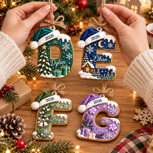 Personalized Gingerbread Letter Name Ornament, Custom Family Name Ornament, Christmas Acrylic Ornament, Holiday Keepsake,Kids Christmas Gift 0157a6bb-8ab0-44dd-8b19-61bb13d7792f-3.jpg