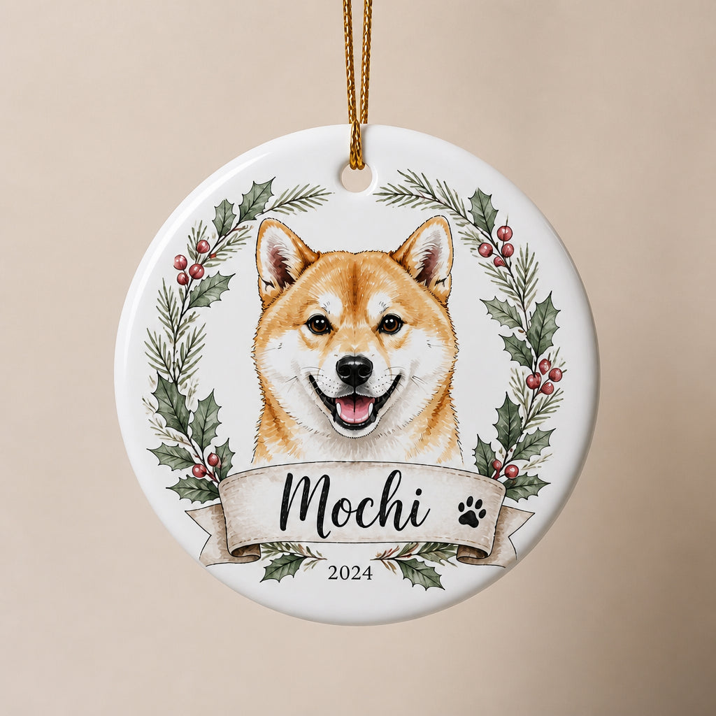 Custom Pet Portrait Ornament – Watercolor Wreath From Your Photo - Personalized Ornament 0177376f-2eee-447b-9379-544289fbca29.jpg
