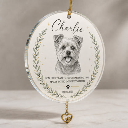 Custom Pet Memorial Line-Art Ornament - Personalized 1 Layered Suncatcher with Charm 0182f6ef-55bb-4616-8233-3348ca690448.jpg