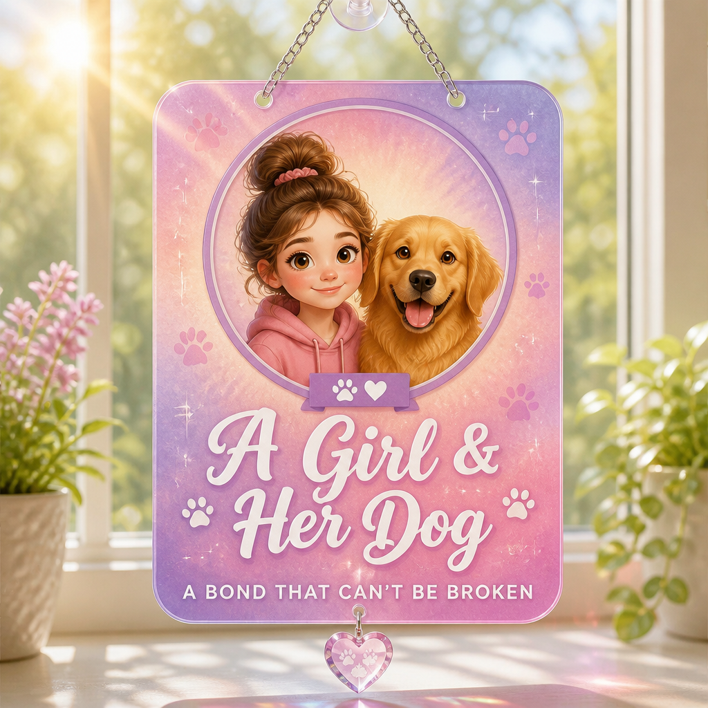 A Girl & Her Dog — Custom Portrait Hardcover Notebook - Personalized 1 Layered Suncatcher with Charm 018b3ce3-9387-4e9f-966f-93eae2c355f0.png