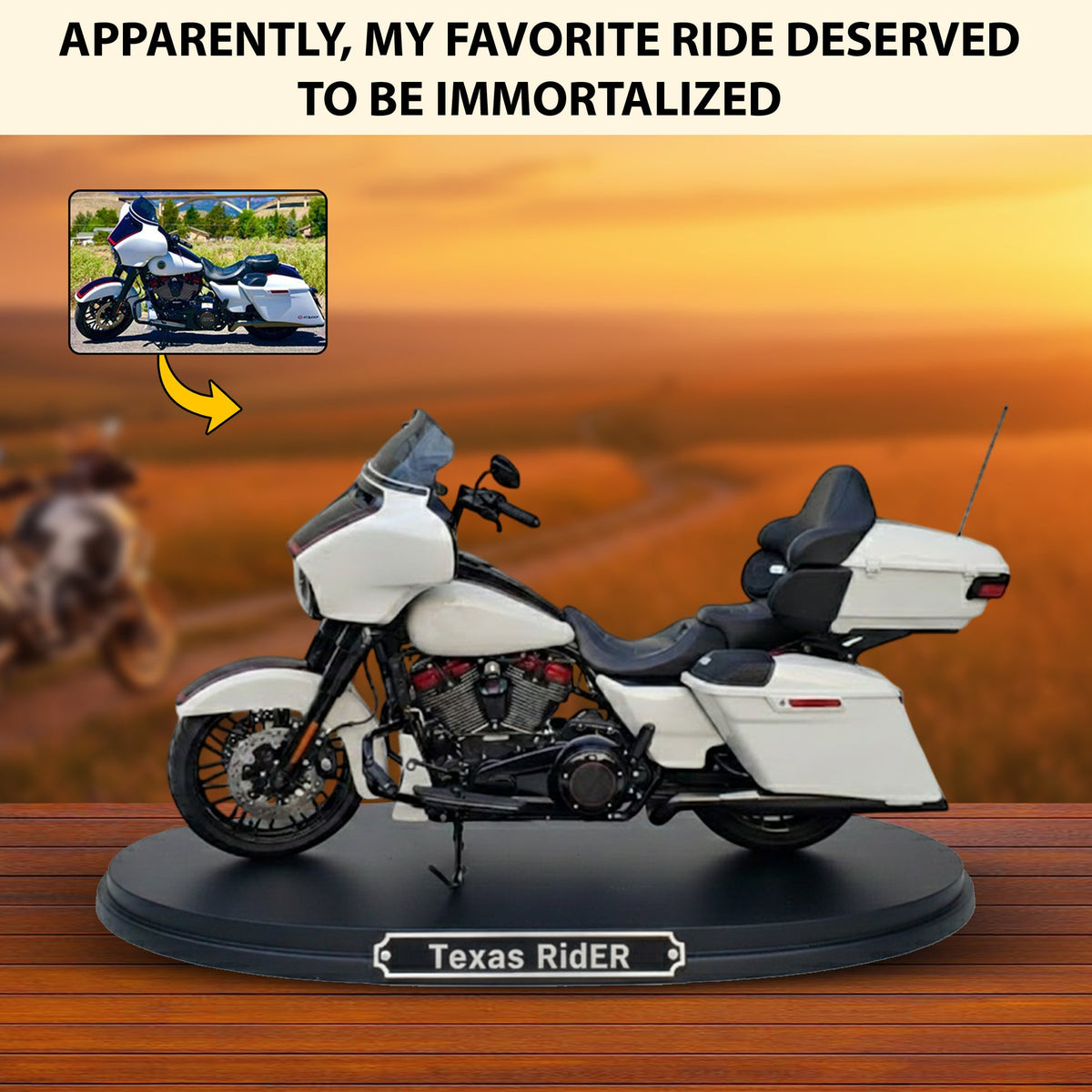 Biker Legend Personalized Motorcycle Acrylic Plaque