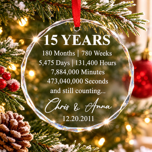 Custom Anniversary Counting Time, Custom Year For Couples, Him, Her, Parents - Personalized Ornament 01a14abc-0463-4d48-87aa-9668ddf08902-banner-1.jpg