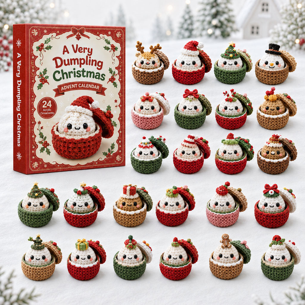 A Very Dumpling Christmas Advent Calendar 2026 - 24-Day Festive Countdown, Acrylic Charms Blind Box - Gift For Crochet Lovers 01a43d5f-f37f-4bef-8c97-5a101d774554-dumpling.jpg