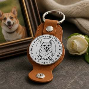 Custom Pet Memorial Coin Keychain – I’m Always With You (Front/Back) - Personalized Stainless Steel Keychain 01bcaa39-8108-4405-9b2e-74494e9f3a32.jpg
