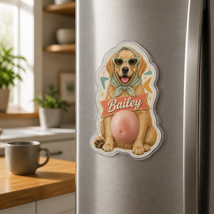 Custom Retro Pet Portrait Name Magnet - Personalized Acrylic Refrigerator Magnet - Soft Rubber Belly 01d6dffd-a3cc-4f8b-bac5-876c5ab1b356.jpg