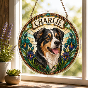 Custom Stained‑Glass Pet Portrait Suncatcher – Photo to Art with Name - Personalized Suncatcher Ornament 01edeb3d-4ab4-4f83-8136-78fbf3517d4a.jpg