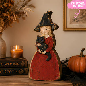 Charming Halloween Witch Wooden Block, Rustic Fall Decor, Spooky Cute Witch Figurine, Autumn Farmhouse Mantle Decoration 01fcf061-2f24-474b-8ff7-6b86e88f7708-t-u-6-.webp
