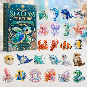 Ocean Sea Glass Creature Advent Calendar 2026 - 24-Day Festive Countdown, Acrylic Charms Blind Box - Gift For Ocean Lovers 01fe28f4-8a64-499e-80b1-68a4385f19f0-sea.png