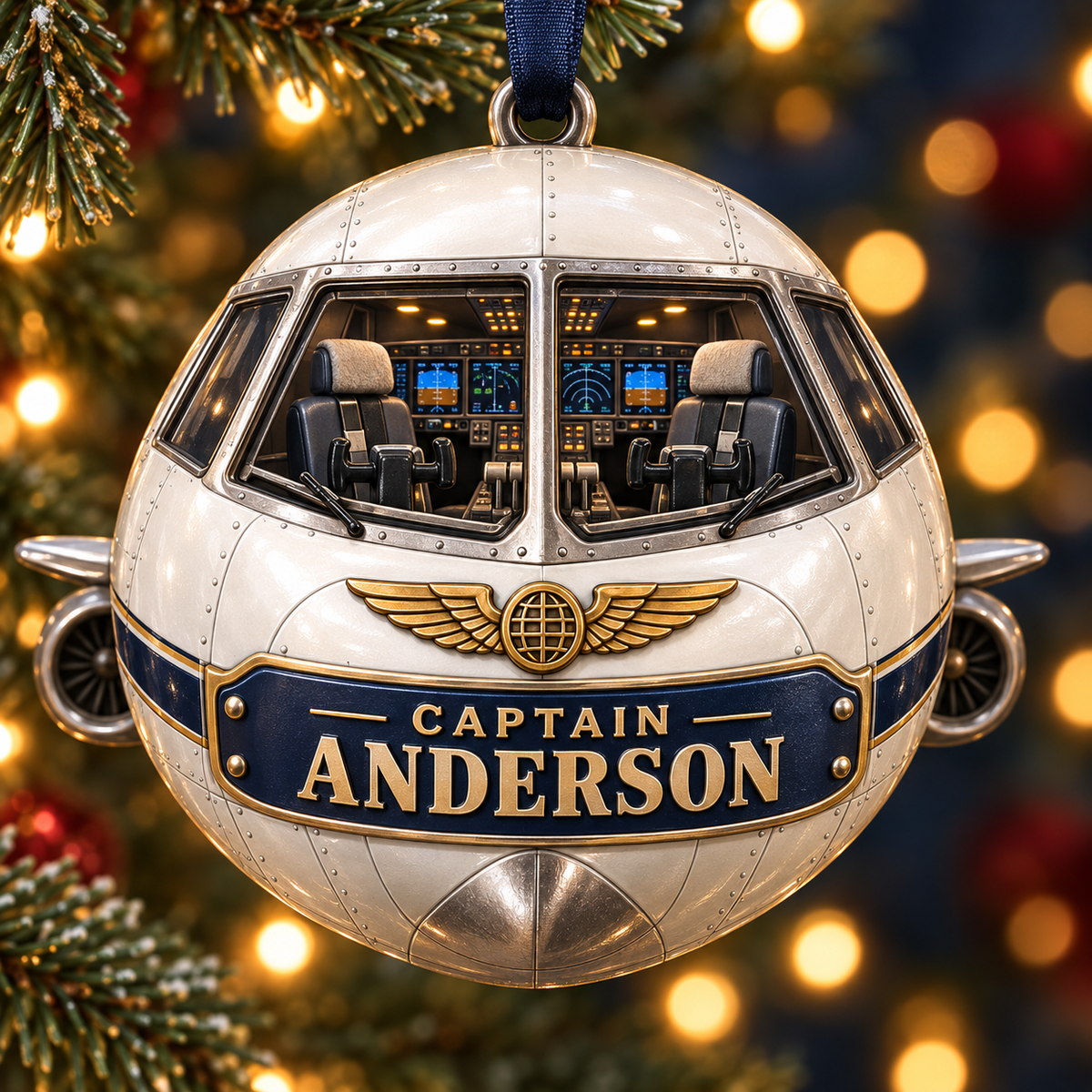 Personalized Pilot Cockpit Christmas Ornament | Special Gift for Captains & Aviators 0210c844-0006-4f36-9c5c-9b5c3ca4b01d-Captain-Anderson-Airliner-Christmas-Ornament-Image-Sep-22-2026-05_19_53-PM.png