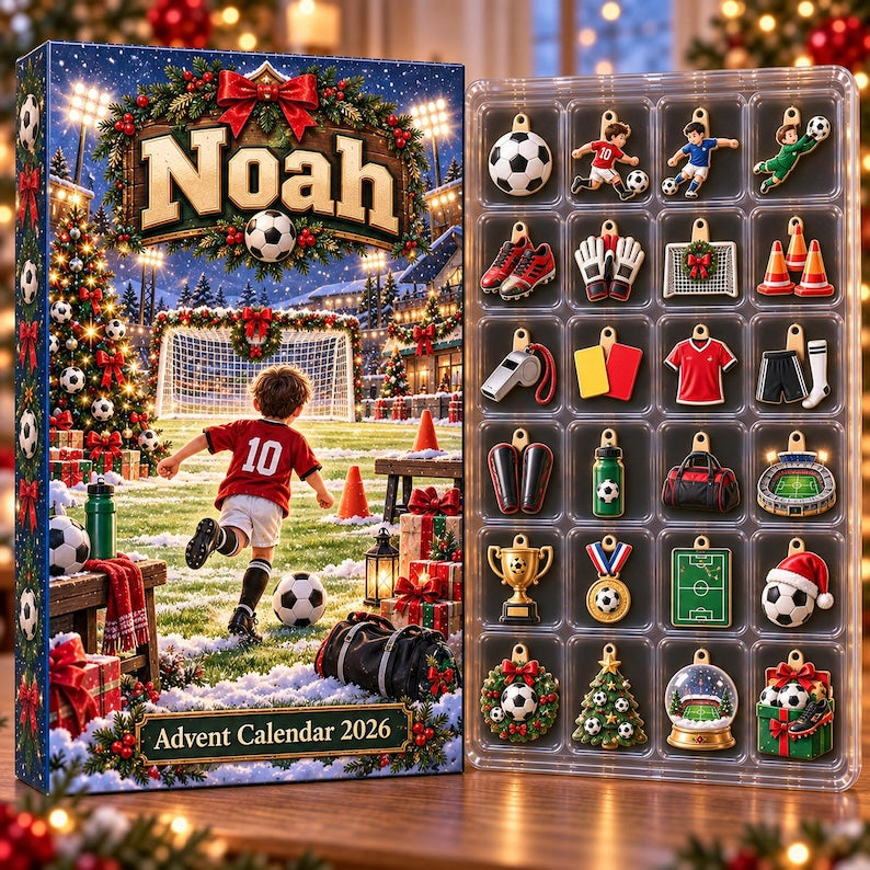 Personalized Soccer Advent Calendar 2026, 24 Football Charms, Custom Name Christmas Countdown Gift for Soccer Players 02510b26-d246-4ce8-8983-fce6b7df4b89-il_794xN.8557353379_qyt0.jpg
