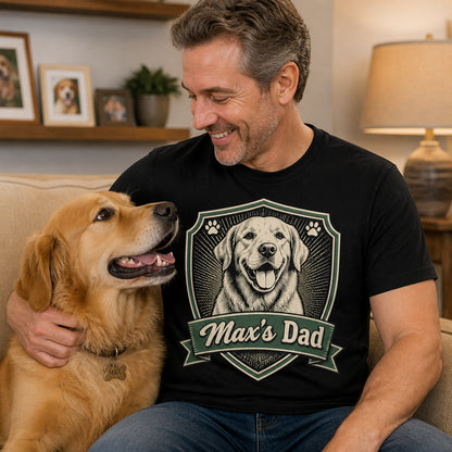 Pet Photo Badge – [Pet Name]'s Dad Tee - Personalized T-shirt 025462a9-09fe-412d-968e-5c724e5133ed.jpg
