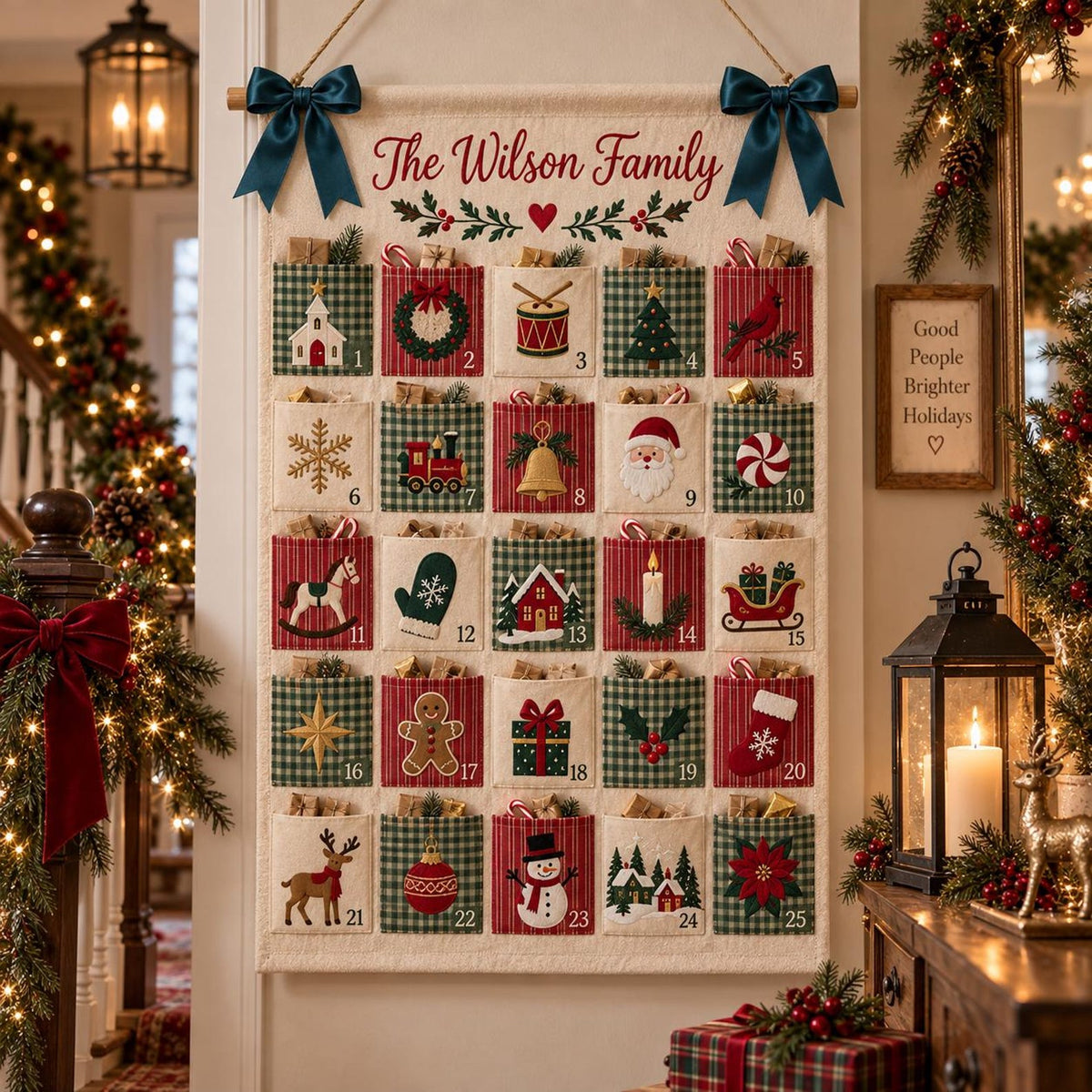 Personalized Fabric Advent Calendar, 25-Pocket Fabric Countdown Organizer, Kids Advent Calendar, Reusable Wall Hanging, Christmas Decor 025712c8-43d6-4295-8438-dc935f288d80-il_1588xN.8554669158_tqfx.jpg