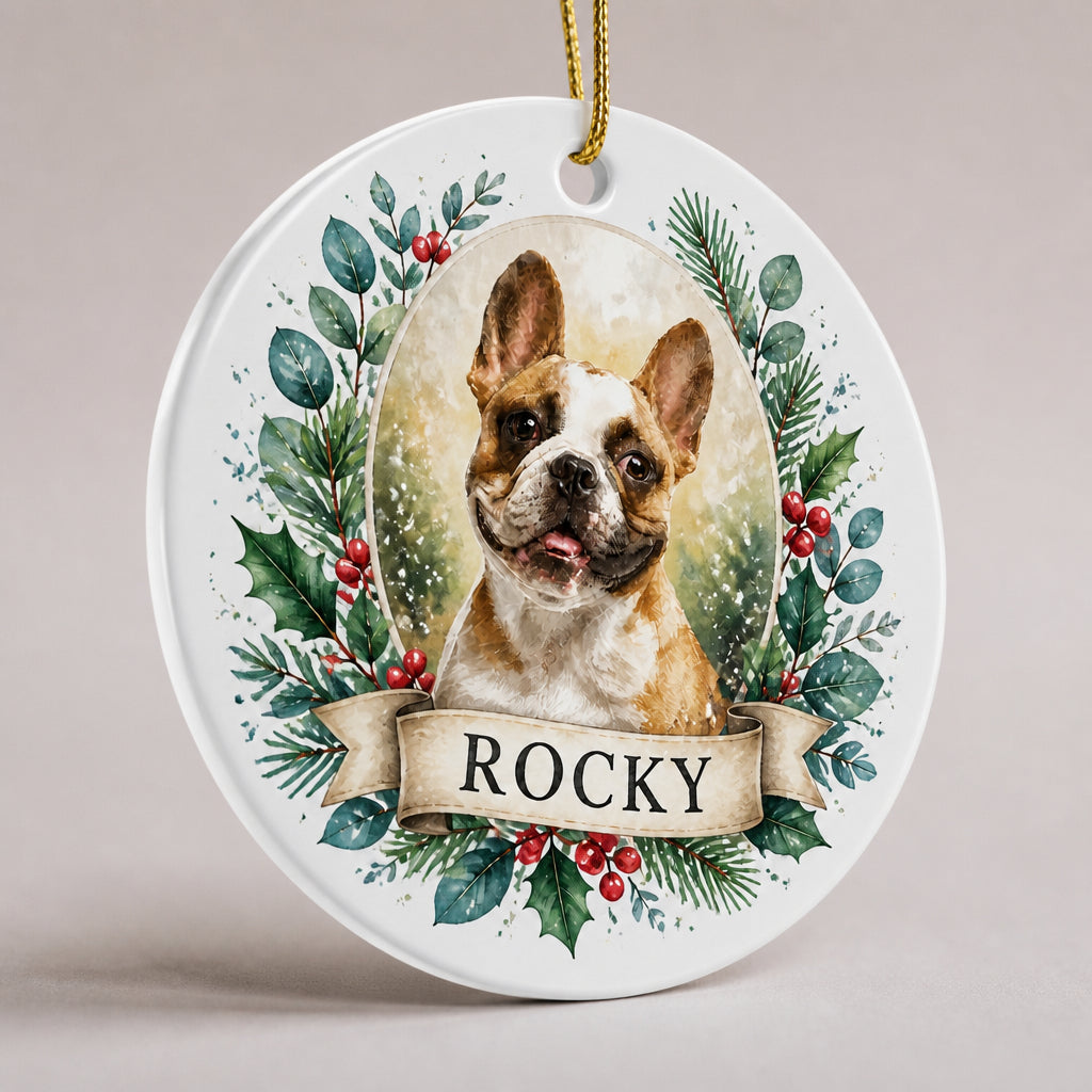Custom Watercolor Pet Portrait Ornament with Name - Personalized Aluminum Ornament 02716349-9825-4753-bb8c-a79691e6e898.jpg