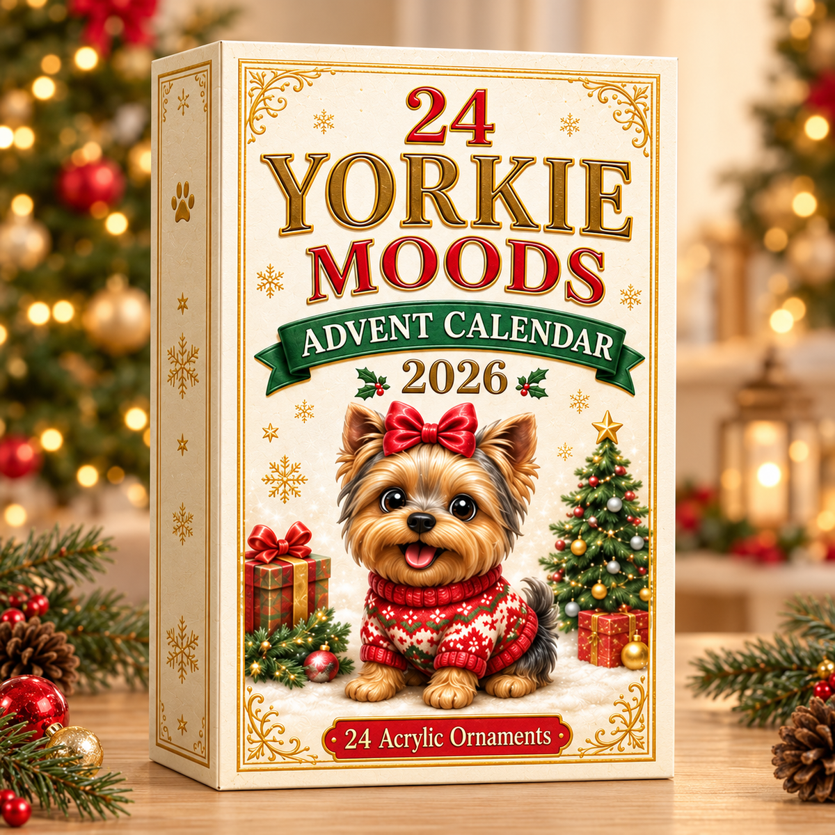 24 Yorkie Moods Advent Calendar 2026 - 24-Day Festive Countdown, Acrylic Charms Blind Box - Gift For Yorkshire Terrier Lovers 027ea296-bc38-4d5c-bbca-0ec959eca462-yorkie-box.png