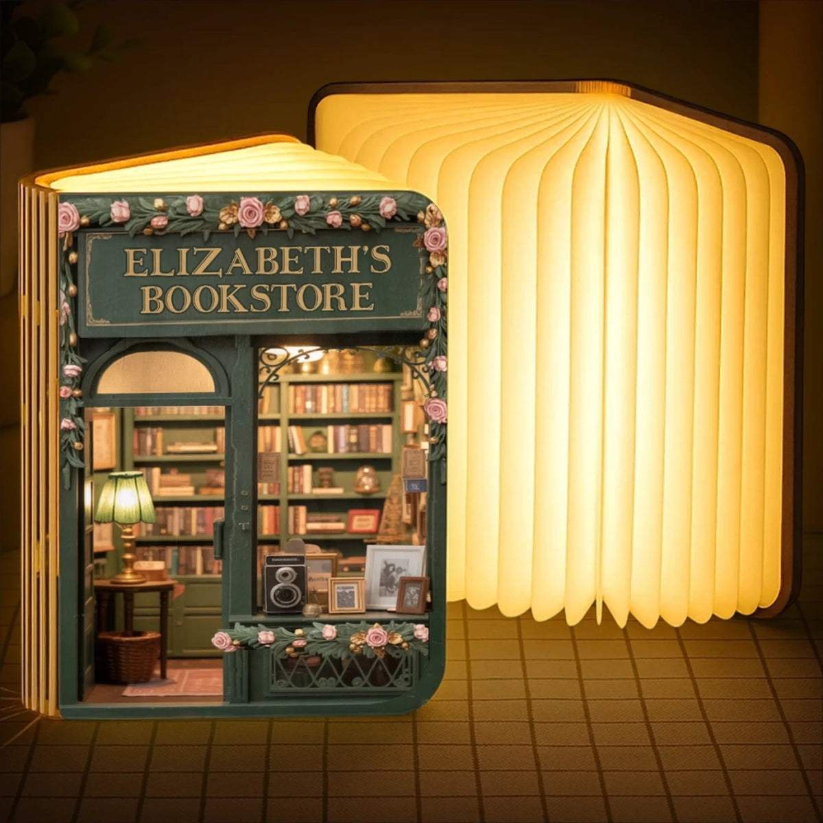 Personalized Folding Book Lamp with Custom Bookstore Cover, LED Book Light Night Light, Gift for Book Lovers Readers, Bookish Home Decor 02a3ea71-4f0c-4ac9-86f2-c1bc761c2fd0-1.jpeg