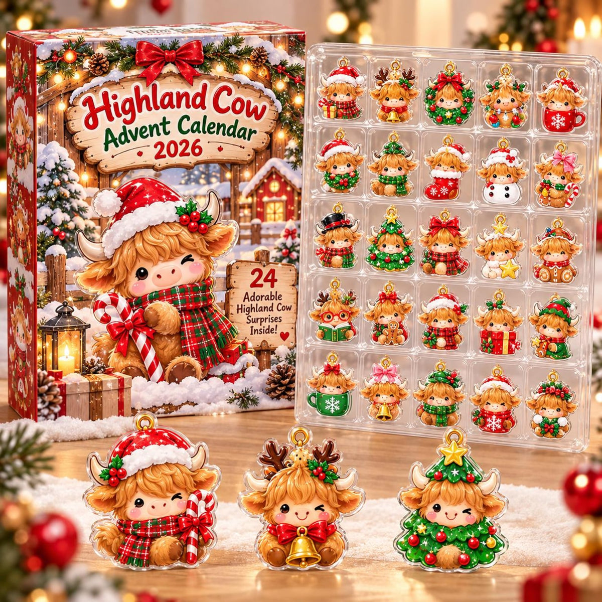 Highland Cow Advent Calendar 2026, 24 Christmas Cow Ornaments, Cute Farmhouse Christmas Decor, Cow Lover Holiday Gift 02b74fe5-3b31-4ce5-9723-9aa14b20e33a-il_1588xN.8566088328_mc26.jpg