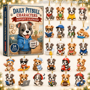 Daily Pitbull Characters Advent Calendar 2026 - 24-Day Festive Countdown, Acrylic Charms Blind Box - Gift For Pitbull Lovers 02b80de8-b0a8-4af2-85d3-71b785b95b8c-pitbull-text.png