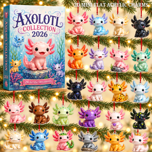 Axolotl Collection Advent Calendar 2026 - 24-Day Festive Countdown, Acrylic Charms Blind Box - Gift For Axolotl Lovers 02e3c918-9b55-411e-84cb-e03701d18688-axololt-text.png