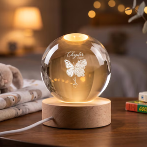 Personalized Birthday Butterfly Crystal Ball Night Light, Custom Name & Birth Flower, Chapter Forty Gift for Her, Milestone Birthday Keepsake For Hers 030188d7-e4d7-4f2d-b82a-d07fadb58b17-mockup_04_1x1.png