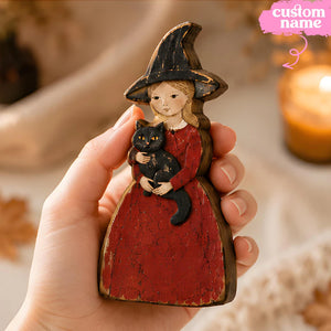Charming Halloween Witch Wooden Block, Rustic Fall Decor, Spooky Cute Witch Figurine, Autumn Farmhouse Mantle Decoration 0316ceb7-565e-4278-ac12-bb9ad73da75a-t-u-10-.webp