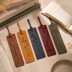 Custom Leather Bookmarks, Gifts for Readers, Bridesmaid Gift, Wedding Gift, Bachelorette Favors, Gift for Mom 0331e619-c5a9-40c7-ae2c-5ce0fc667f35-banner-1.png