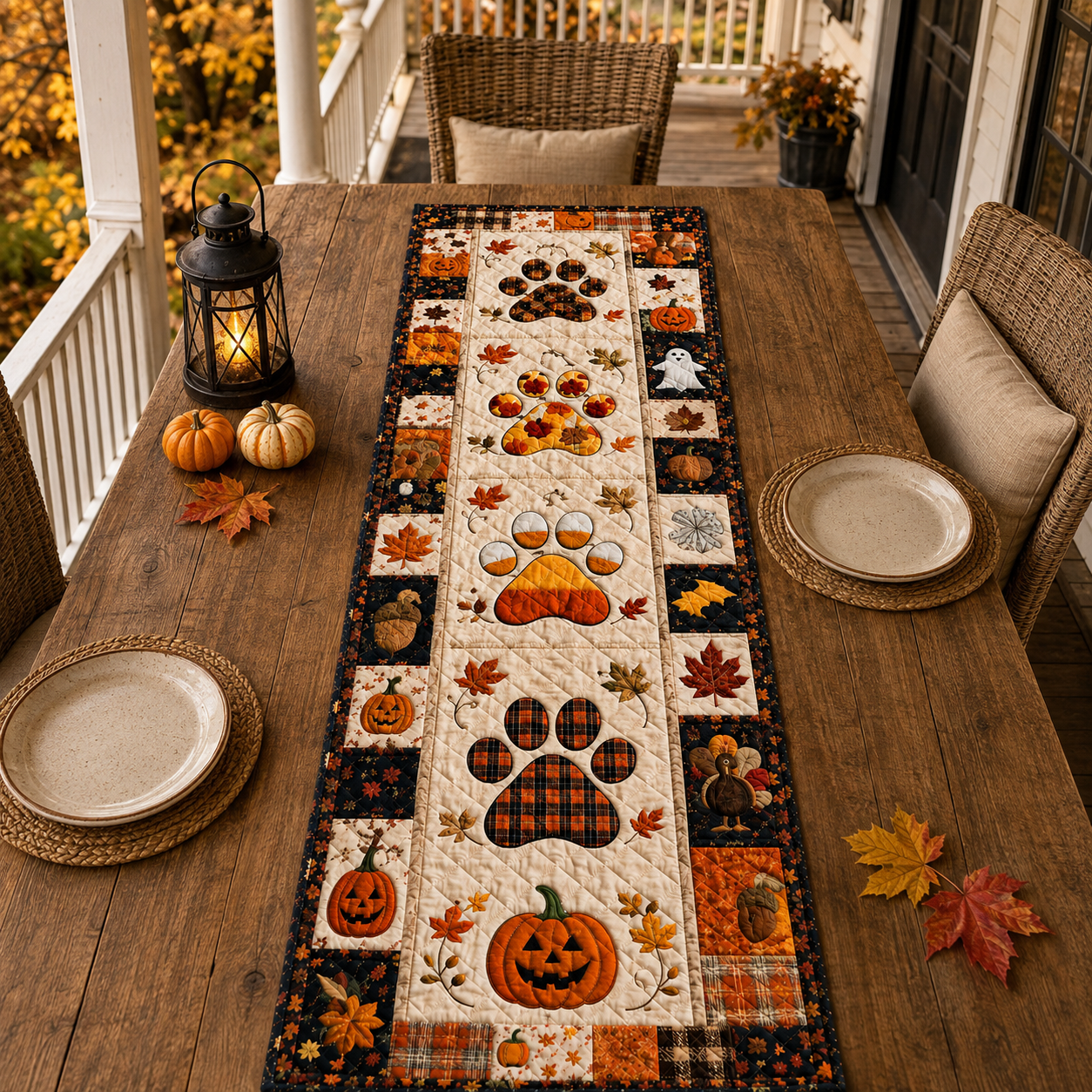 Printed Quilted Paw Print Table Runner, Fall Autumn Halloween Decor 034426f6-4e45-4659-92d1-6b95bfa12edf-3.png