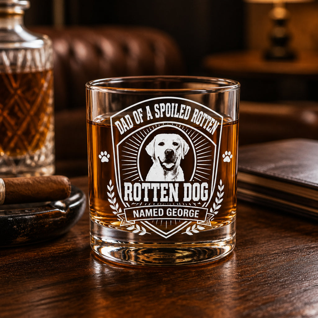 Rotten Dog Dad Whiskey Glass – Custom Pet Photo & Name - Personalized Whiskey Glass 036979fd-beef-4dfe-a6d7-688646fa450c.jpg