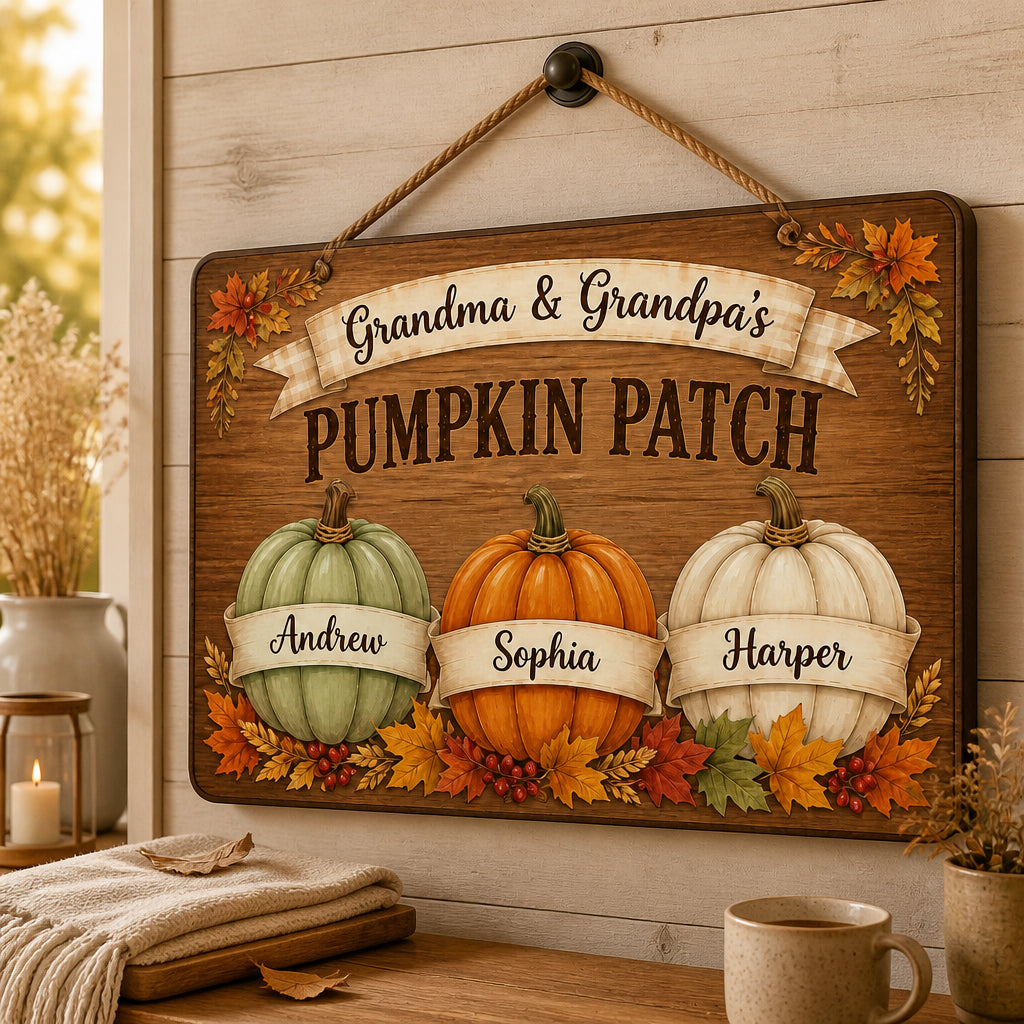 Grandma & Grandpa's Pumpkin Patch Wood Sign – Personalized Grandkids Pumpkins - Personalized Wood Sign 039c0bc5-868d-4a51-8ab5-6b0273301ce1.jpg