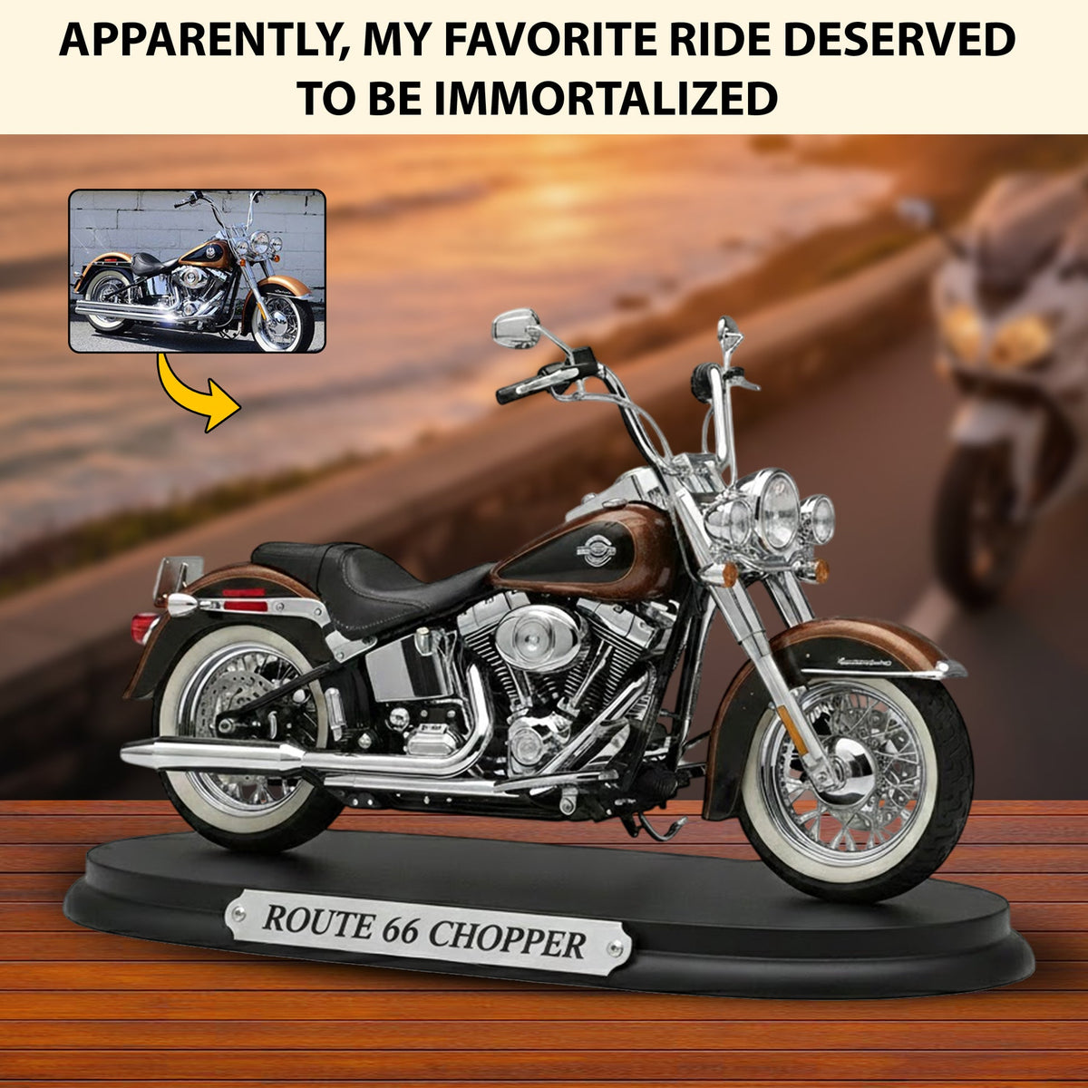Biker Legend Personalized Motorcycle Acrylic Plaque