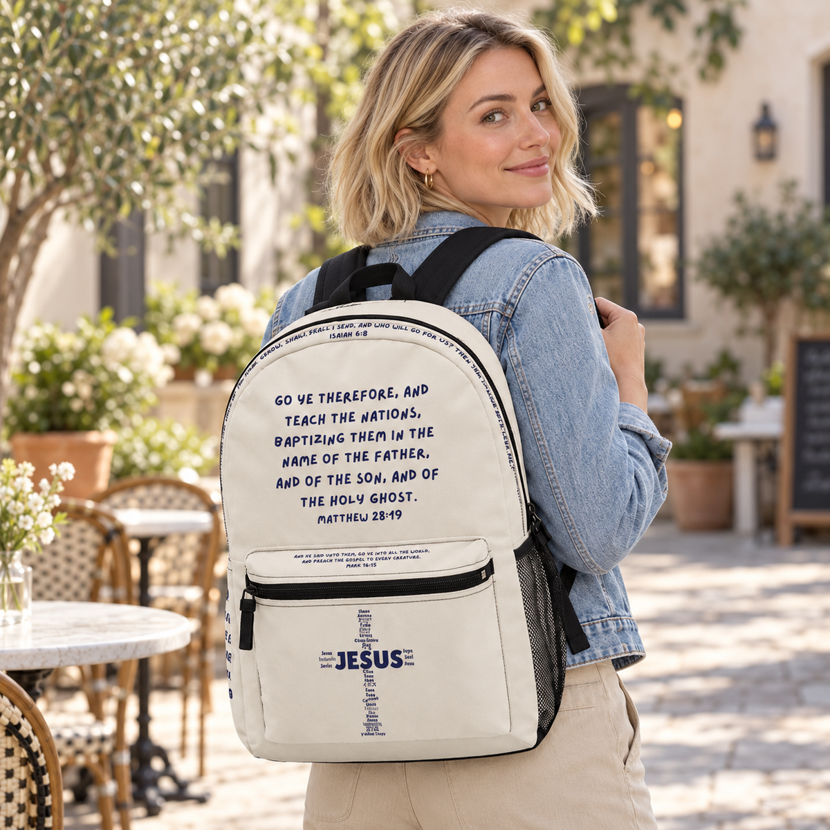 Christian Bible Verse Backpack , Missionary Gift , Mission Trip Travel Accessory, Great Commission, Gift For Family, Friends 03b1d632-6470-4160-a44e-e8af326fc8f8-Ba-l-kem-trong-s-n-c-ph-2.png