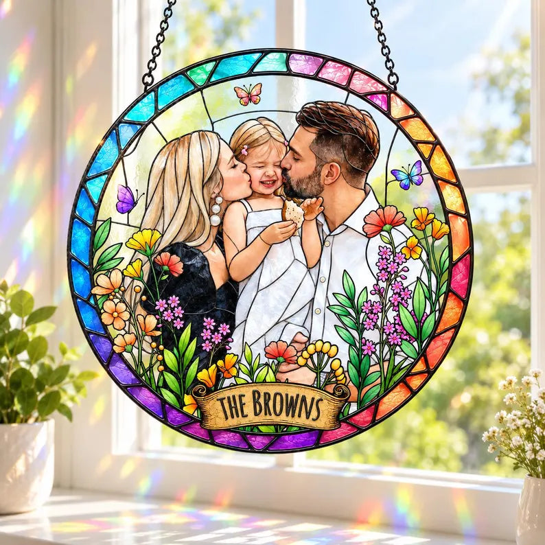 Personalized Family Photo Stained Glass Suncatcher, Custom Family Portrait Window Hanging, Family Memorial Art, Family Christmas Keepsake 03b37d46-bdaa-4028-8ccd-6e1824754d28-kj-1-.webp