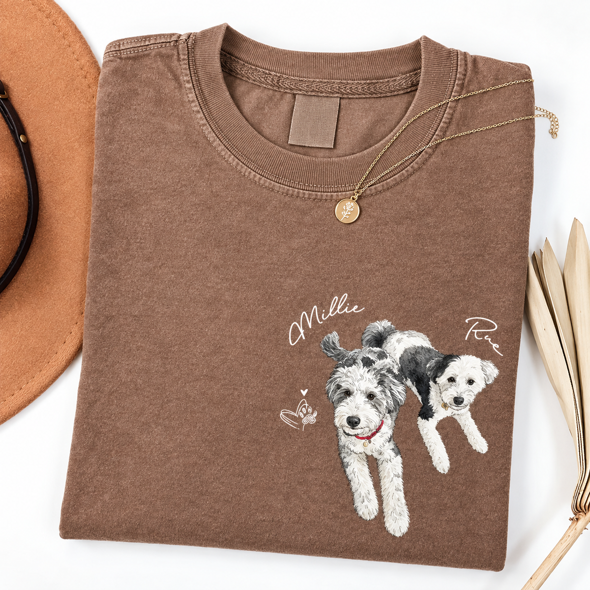 Custom Dogs Face Watercolor Photo Shirt, Pet Portrait Crew Neck Gift For Dog Cat Lover 03bb76af-5b80-4487-abab-ee23e3efa6de-c574b08c-26ca-4f8b-8468-4755de6a6fcc.png