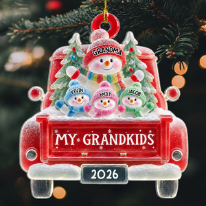 Grandmas Christmas Truck - Personalized Acrylic Ornament 3D Effect Ornament - Christmas Gift For Grandma 03eb14cb-3492-4b41-a555-8c03528380b5-banner-3_converted.png