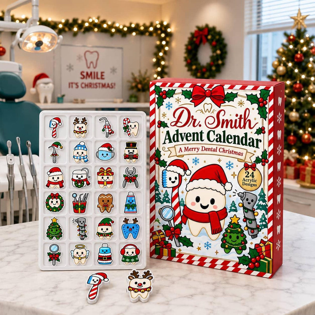 Personalized Dr. Smith Dental Advent Calendar: Custom 24 Acrylic Designs Blind Box 03f2b785-2879-4498-8d17-21a229523a45-il_1588xN.8541221365_6oy8.jpg