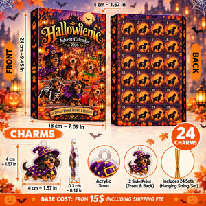 Hallowienie Dachshund Advent Calendar, 24 Halloween Costume Dog Charms, Wiener Dog Countdown Gift, Cute Doxie Halloween Decor 03f4ee1f-71cb-4f2a-95c7-9ab54d75fc9f-il_1588xN.8622883565_rtpy.jpg